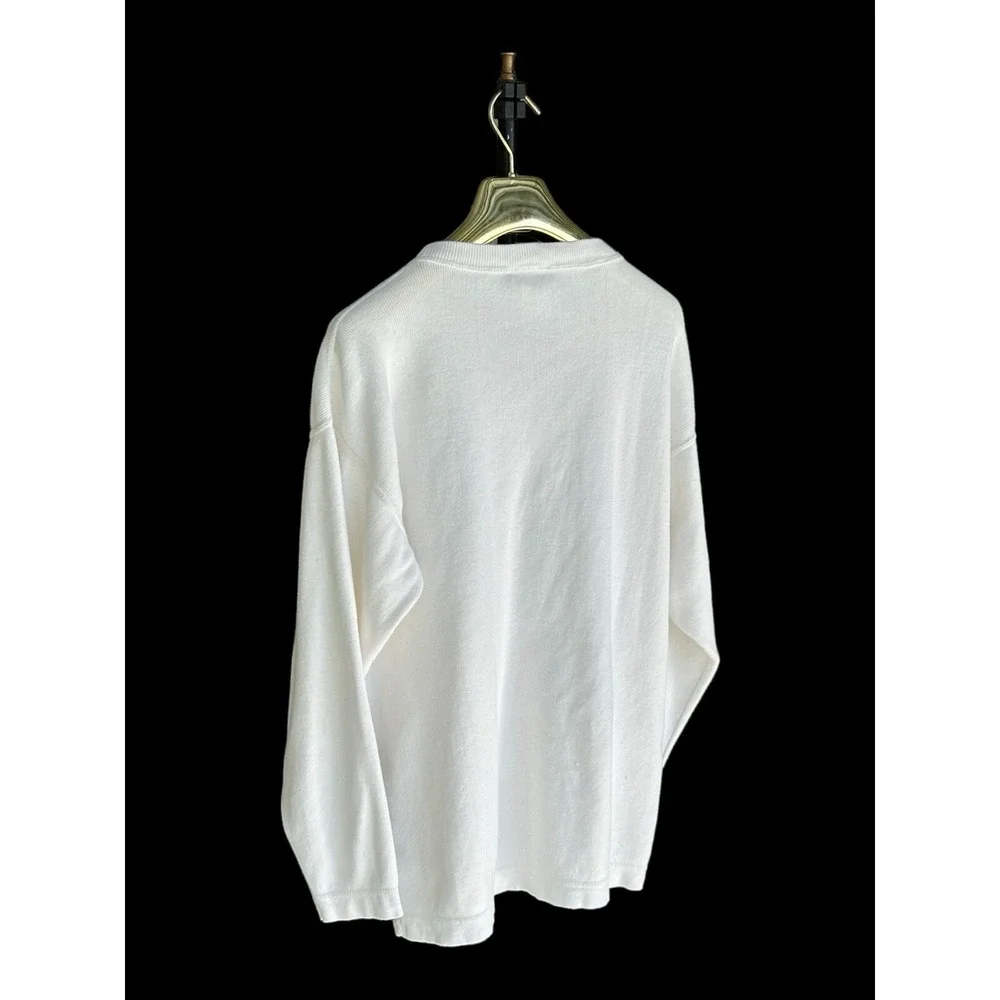 True‎ Vintage Banana Republic Safari Pocket Sweatshirt Sz Small Oversized